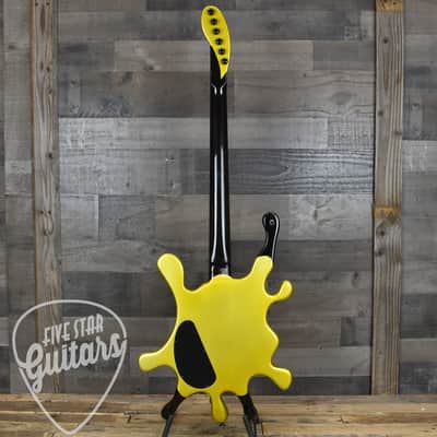 Pre-Owned Big H Design Splatocaster - Metallic Yellow with Hard Shell Case image 6