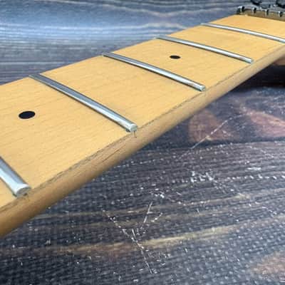 2016 Ibanez Prestige RG2570MZA Neck White Pearl Maple Fingerboard Made in Japan image 5