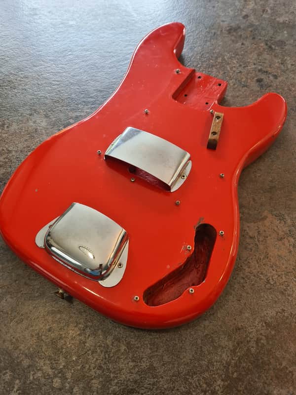 Vintage loaded 1962 Fender Precision Bass body 1961 1963 1964 1965 1966 image 1