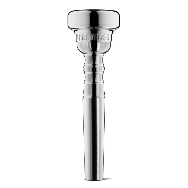 Laskey Protégé 5 Trumpet Mouthpiece in Silver Plate - Standard Shank image 1