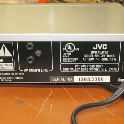 JVC XV-N44 CD and DVD Player w PCM Optical and Co-ax Outputs image 7