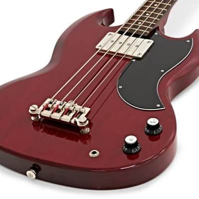 Epiphone EBB0CHCH SG E1 Short Scale Bass (Cherry) image 2