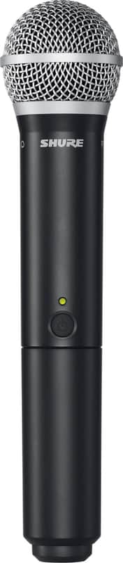 Shure BLX2/PG58 Handheld Wireless Microphone Transmitter with PG58 Capsule, H11 Band image 1