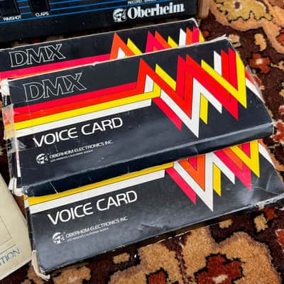 Vintage 1980s Oberheim DMX Digital Drum Machine w/ Manual & Cards *One Owner* image 5