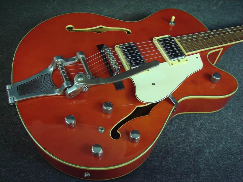 Aria Pro II FA-80 Hollow-Body Single Cutaway Electric Guitar W