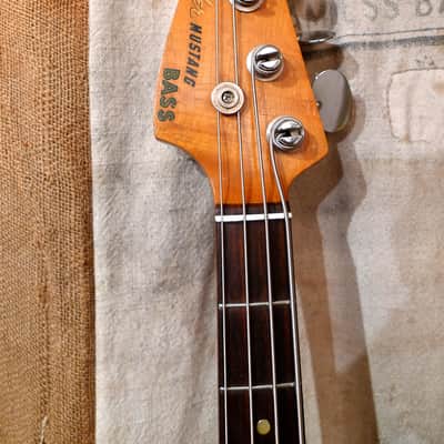 Fender Mustang Bass 1968 Red Lefty image 5