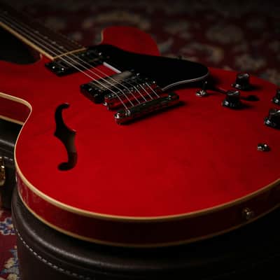 Tokai Japanese ES-156 Semi Hollow Cherry Red image 21
