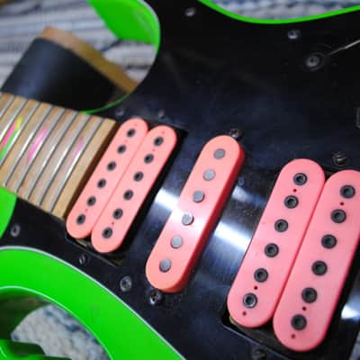 Ibanez JEM777-LG Steve Vai Signature with Edge Tremolo 1987 - 1988 - Loch Ness Green image 14