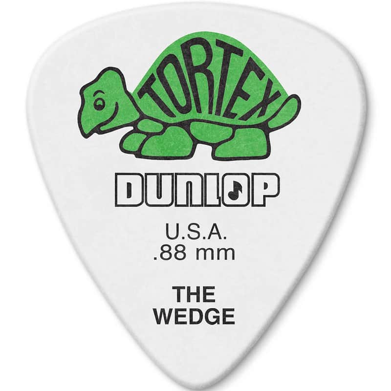 Dunlop 424P88 Tortex Wedge .88mm Guitar Picks (12-Pack) image 1