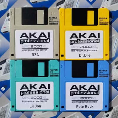 Akai MPC 2000XL x20 Diskettes Drum Kit Sounds Samples Floppies Floppy imagen 3