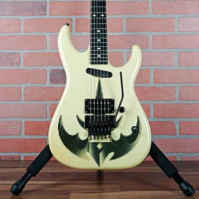 ESP Custom Shop Empire D Chris Degarmo "Queensryche" Signature model MIJ White Pearl W/Triryche 1991 image 3