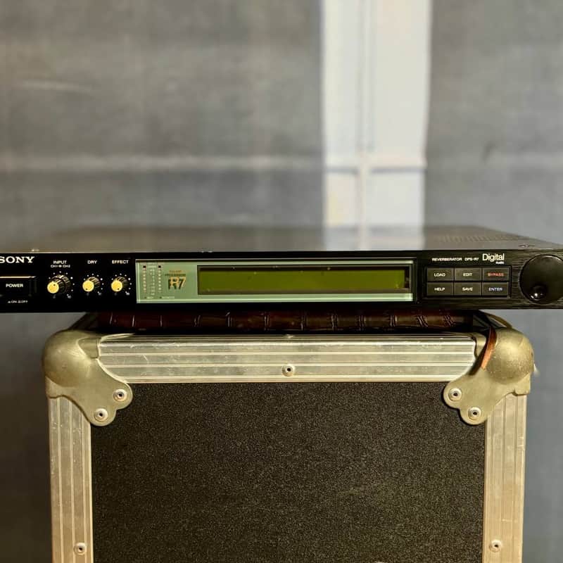 1990s Sony DPS-R7 Digital Reverberator Black