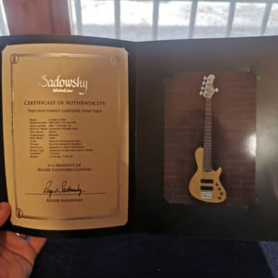 Sadowsky metroline bass 5 24 single cut 2024 - natural satin image 7