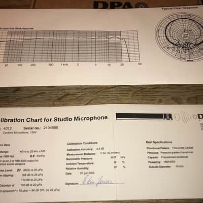 3x DPA 4003 versatile omnidirectional microphones, factory matched w/ consecutive serial numbers image 7