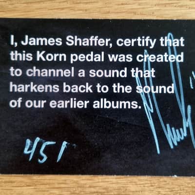 Korn Indigo Ranch Sludge Pedal | "Munky" James Shaffer Signature Limited Edition | KHDK Electronics image 5