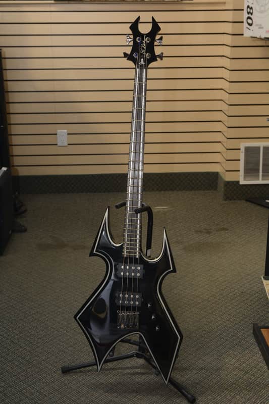 B.C. Rich Trace Warbeast Bass Gloss Black | Reverb