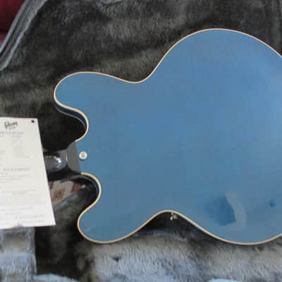 2004 Gibson ES-335 Dot Neck Beale Street Blue Figured/Flametop Excellent Plus Condition image 24