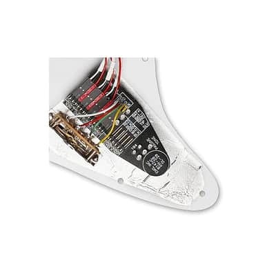 EMG KH20 Kirk Hammett Active Pickup Set and Wired Pickguard, Pearl White with Black Knobs image 3