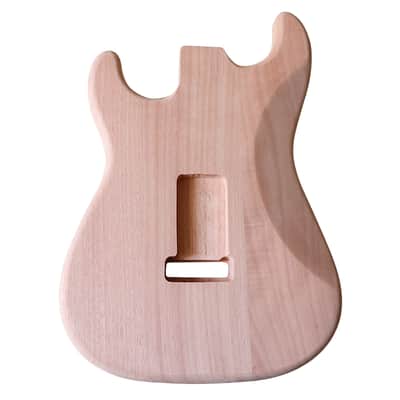 ST Guitar Body Mahogany Wood Guitar Barrel image 2
