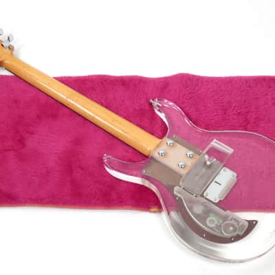 1970 Ampeg Dan Armstrong Lucite Clear ARMG-1 Guitar - Original Hardshell Case - Removable Pickup image 13