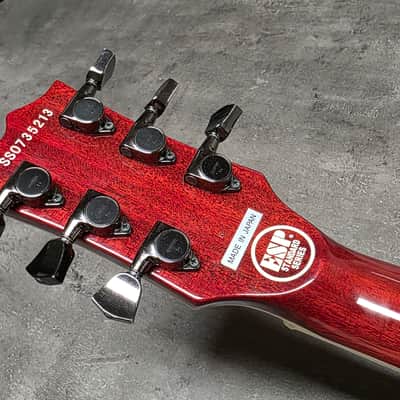 ESP Eclipse II Singlecut AAA Quilt Top 4-Knob LP Seymour Duncan HH Pro Artist Studio Red Guitar MIJ Japan STBC image 12