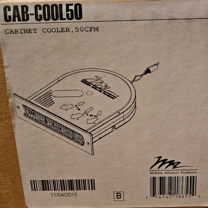 NEW Middle Atlantic Products CAB-COOL50 Rack Cooler image 1