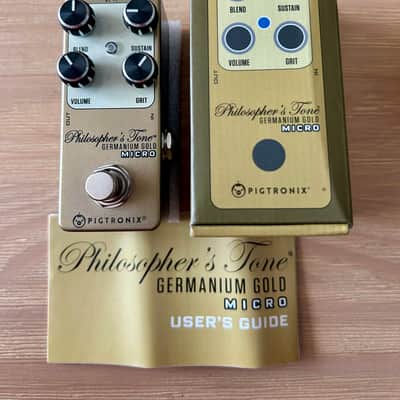 Pigtronix Philosopher's Tone Germanium Gold Micro Compressor Sustainer 2010s - with box image 1