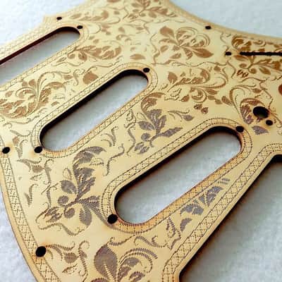 SSS Guitar Strat Style Maple Wood Pickguard Scratch Plate image 3