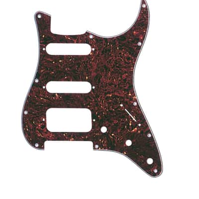 Fender Pickguard Stratocaster H/S/S 11-Hole Mount Tortoise Shell 4-Ply image 1