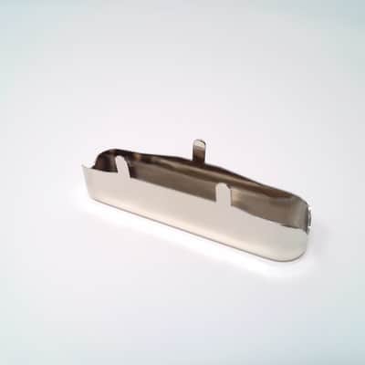 True Custom Shop® Nickel Silver Vintage Cut Neck Pickup Cover for Fender Tele image 5