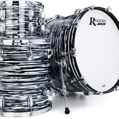 Rogers Drums PowerTone 3-piece Shell Pack - '70s Black Oyster (PT0322HXBKOYd1) image 1