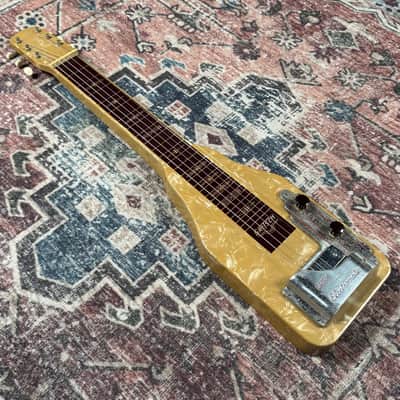 1950s Gretsch Electromatic Lap Steel Vintage Pearloid Electric Guitar W/ Original Case! image 9