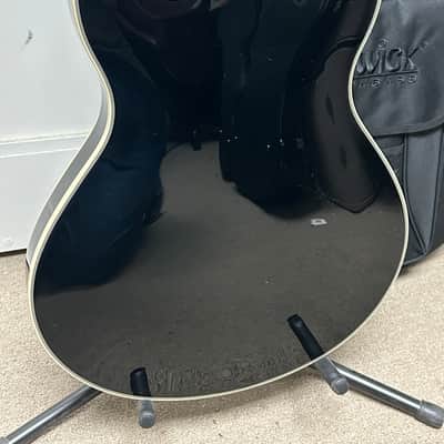 Warwick  Rockbass Star Bass 4 String Semi-Hollow Bass Guitar FRETLESS 2025 - Solid Black High Polish image 4