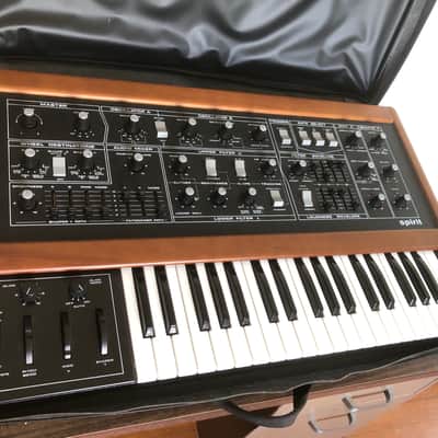 RARE Vintage 1983 Crumar Spirit — Bob Moog Designed Masterpiece — Gorgeous Cosmetics, Complete w/ Original Leather Case image 17
