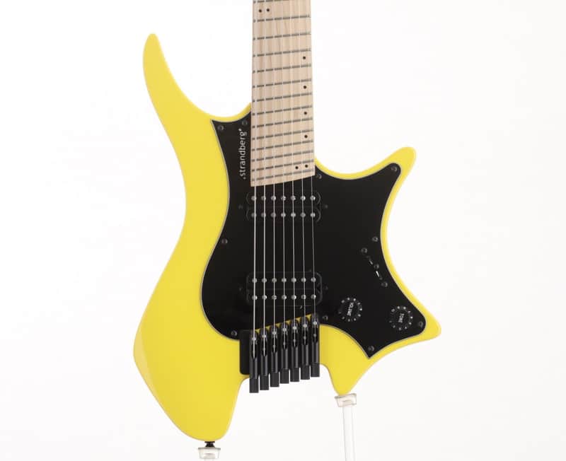 strandberg Boden Classic 7 Maple Fingerboard Banana Yellow [SN Y1710024] (07/17) image 1