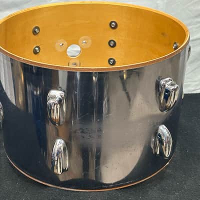 Slingerland 8X12" COW Rack Tom (8145-1045) 90's - Chrome Over Wood image 8
