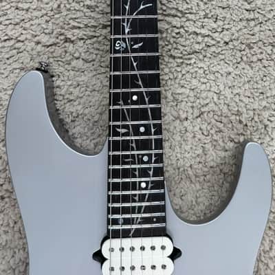 Mint Ibanez Model TOD10 Tim Henson Signature Electric Guitar, Classic Silver w/Bag image 8