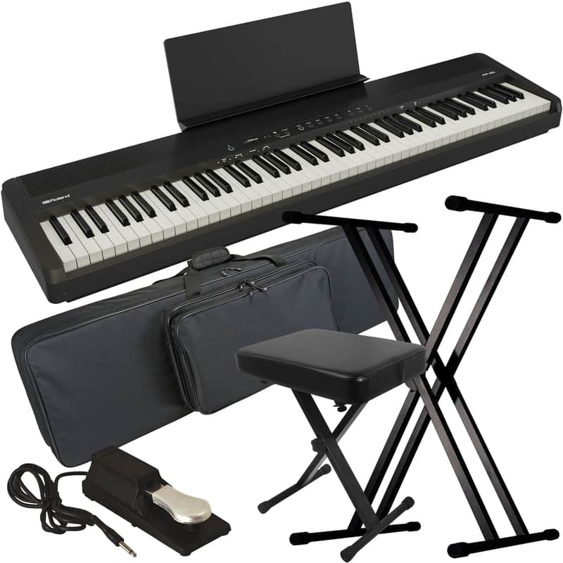 Roland FP-40 Digital Piano - Black STAGE ESSENTIALS BUNDLE image 1
