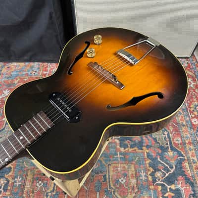 *Video* 1951 Gibson ES-125 Hollow Body P90 Tall Knobs Unique Original Hardware image 5