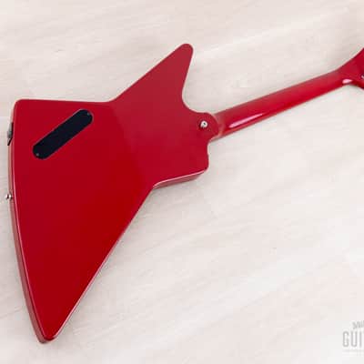 1983 Gibson Explorer Cardinal Red Custom Color Vintage Guitar w/ Dirty Fingers, Case image 13
