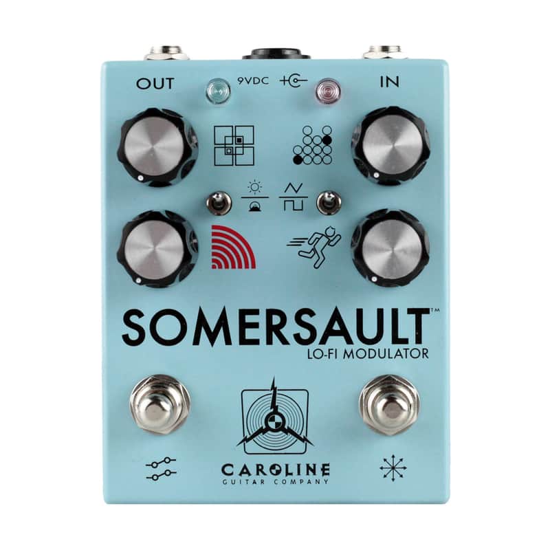 Caroline Guitar Company Somersault Lo-Fi Modulator Pedal - Blue image 1