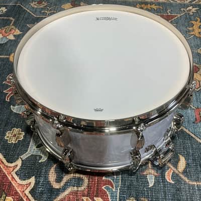 Slingerland Radio King 7” x 14" Solid Maple Snare - White Marine Pearl image 8