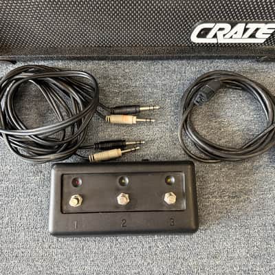 Crate GT80 DSP Tube Hybrid "Quadradrive" 1x12" combo amplifier-USA 1993 Black- w/ft sw image 20