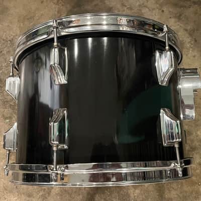 Rogers Big R 13, 16, 22 Londoner 70s black drum set image 10