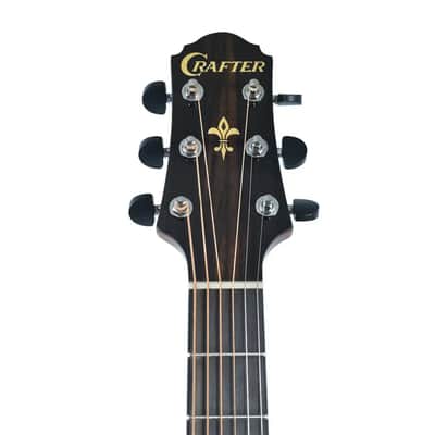 Crafter HJ250-N Silver Series 250 Jumbo Acoustic Guitar image 6