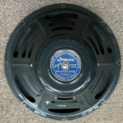 Jensen- P12P Blue Bell 12" Alnico 5, PM Speaker, Re-Coned 1960 image 1