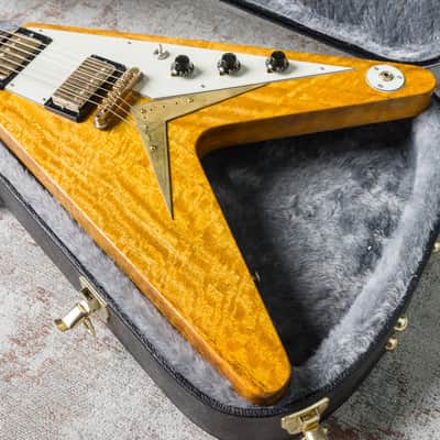 Echopark Flamed Korina Flying V Albert 58 Custom image 4