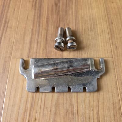 Vintage Early 1960's Gibson EB Bass Guitar Nickel Bridge w/ Studs! image 1