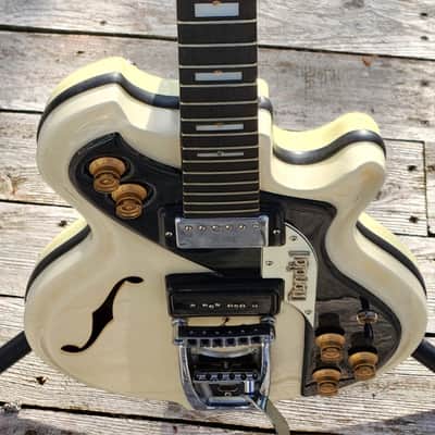 RARE! Italia Mondial Classic Deluxe Reso-Glass Semi-Hollow Guitar 2009 MIK image 22