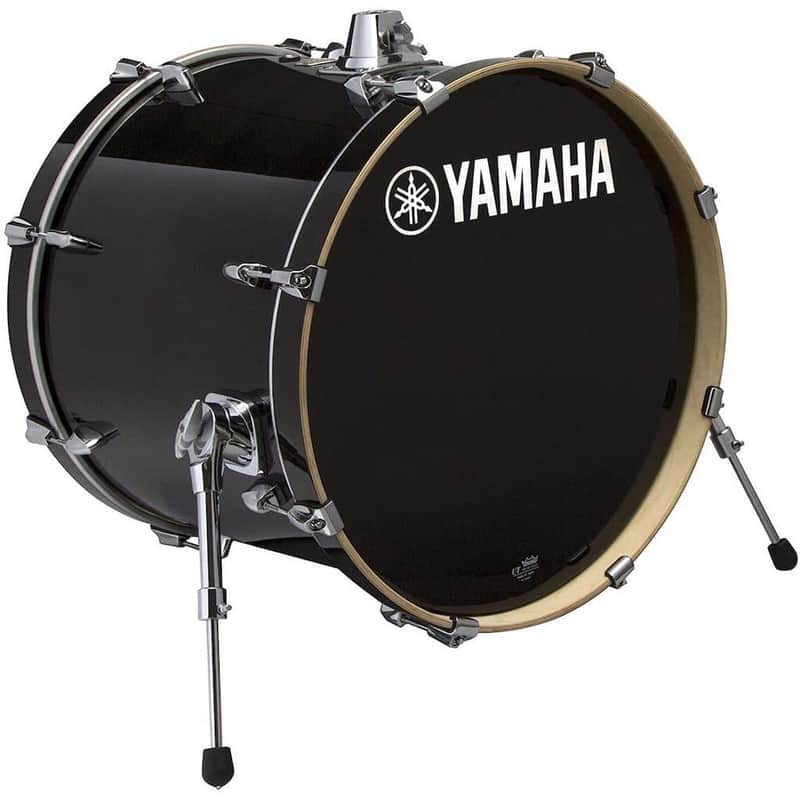 Yamaha Stage Custom Birch Bass Drum 22x17 Raven Black image 1